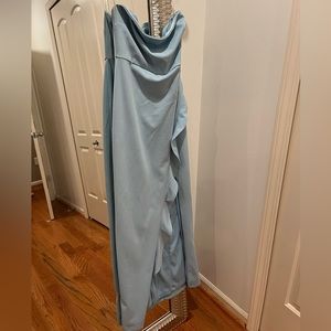 Size S baby blue maxi dress